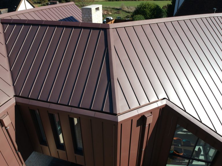 Flat Ventilated Zinc Ridge Detail | SIG Zinc & Copper